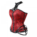 Women Gothic Corset Steel Boned Body Shaper Medieval Bustier Tops - AwwwCos