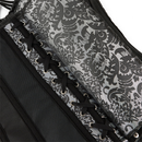 Women Gothic Corset Steel Boned Body Shaper Medieval Bustier Tops - AwwwCos