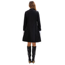 Women Gothic Cosplay Costume Black Tailcoat Party Elegant Lace Up Shirt - AwwwCos