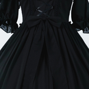 Women Gothic Lolita Short-Sleeved one-Piece Dress with Ruffled Bow - AwwwCos