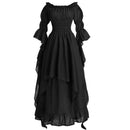Women Gothic Witch Medieval Renaissance Costume Victorian Dress - AwwwCos