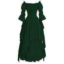 Women Gothic Witch Medieval Renaissance Costume Victorian Dress - AwwwCos