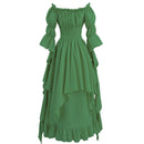 Women Gothic Witch Medieval Renaissance Costume Victorian Dress - AwwwCos