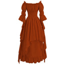 Women Gothic Witch Medieval Renaissance Costume Victorian Dress - AwwwCos