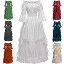 Women Gothic Witch Medieval Renaissance Costume Victorian Dress - AwwwCos