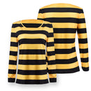 Women Kids Bee Cosplay Costume Print T-shirt Headwear Wings Eyes - AwwwCos