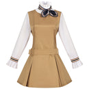 Women Kids Movie M3gan Cosplay Costume Khaki Dress - AwwwCos
