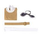 Women Kids Movie M3gan Cosplay Costume Khaki Dress - AwwwCos