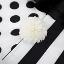 Women Killer Clown Cosplay Costume Halloween Black and White Jester Dress Hat