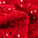 Women Long Sleeve Sparkly Sequin Mini Dress Bow Tie Loose Blouse - AwwwCos