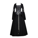 Women Medieval Gothic Witch Vampire Hooded Dress Fancy Costume - AwwwCos