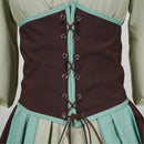Women Medieval Renaissance Cosplay Off The Shoulder Victorian Irish Dress - AwwwCos
