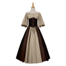 Women Medieval Renaissance Cosplay Off The Shoulder Victorian Irish Dress - AwwwCos