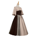 Women Medieval Renaissance Cosplay Off The Shoulder Victorian Irish Dress - AwwwCos