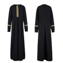 Women Muslim Dress Zipper Islamic Robe Pockets Maxi Prayer Clothes - AwwwCos