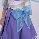 Women Neverness to Everness Aurelia Cosplay Costume Purple Sailor Suits
