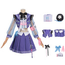 Women Neverness to Everness Aurelia Cosplay Costume Purple Sailor Suits