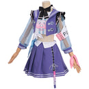 Women Neverness to Everness Aurelia Cosplay Costume Purple Sailor Suits