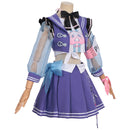 Women Neverness to Everness Aurelia Cosplay Costume Purple Sailor Suits