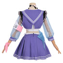 Women Neverness to Everness Aurelia Cosplay Costume Purple Sailor Suits