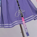 Women Neverness to Everness Aurelia Cosplay Costume Purple Sailor Suits