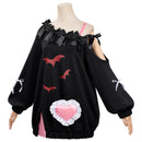 Women Neverness to Everness Requiem for Espers Cosplay Costume Black Mini Dress