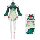 Women Neverness to Everness Requiem for Espers Cosplay Costume Green Cheongsam