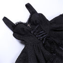 Women Punk Cosplay Costume Layered Lace-up Party Cocktail Fancy Lolita Dress - AwwwCos