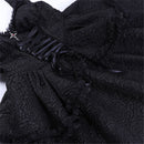 Women Punk Cosplay Costume Layered Lace-up Party Cocktail Fancy Lolita Dress - AwwwCos