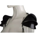 Women Punk Cosplay Prop Halloween Stage Performance Facx Leather Shoulder Armor - AwwwCos