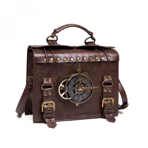 Women Punk Industrial Retro Style Single Shoulder Crossbody Bag