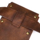 Women Punk Style Brown Outdoor Mobile Phone Mini Bag Sports Casual WaistBag - AwwwCos