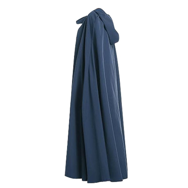 Women Renaissance Hooded Cape Medieval Cloak Hobbit Halloween Costume - AwwwCos
