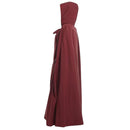 Women Renaissance Hooded Cape Medieval Cloak Hobbit Halloween Costume - AwwwCos