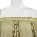 Women Renaissance Shirt Off The Shoulder Peplum Blouse Peasant Dressy Top - AwwwCos
