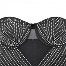 Women Rhinestone Elegant Evening Cocktail Club Mini Party Dress - AwwwCos