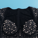 Women Rhinestone Shinning Evening Cocktail Club Mini Party Dress