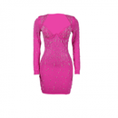 Women Rhinestone Shinning Evening Cocktail Club Mini Party Dress