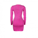 Women Rhinestone Shinning Evening Cocktail Club Mini Party Dress