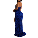 Women Rhinestone and Sequin Sexy Club Night Outfit Formal Dress - AwwwCos