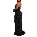 Women Rhinestone and Sequin Sexy Club Night Outfit Formal Dress - AwwwCos