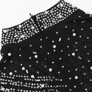 Women Sexy Rhinestone Bodycon Party New Years Turtleneck Club Nigth Gown - AwwwCos