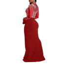 Women Sexy Rhinestone Bodycon Party New Years Turtleneck Club Nigth Gown - AwwwCos