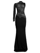 Women Sexy Rhinestone Drilling Dress Party Evening Club Night Outfits - AwwwCos