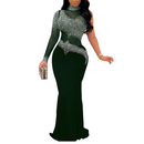 Women Sexy Rhinestone Drilling Dress Party Evening Club Night Outfits - AwwwCos