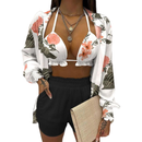 Women Sexy Three-piece Spring Beach Swimsuit Fashion Shorts Suit - AwwwCos