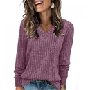 Women Shirts Light Weight Sweaters Fall Tops Casual Loose Tunics - AwwwCos