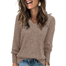 Women Shirts Light Weight Sweaters Fall Tops Casual Loose Tunics - AwwwCos