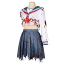 Women Silent Hill Shimizu Hinako Cosplay Costume Shoes Wig Bloodstained Sailor Suit