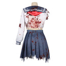 Women Silent Hill Shimizu Hinako Cosplay Costume Shoes Wig Bloodstained Sailor Suit